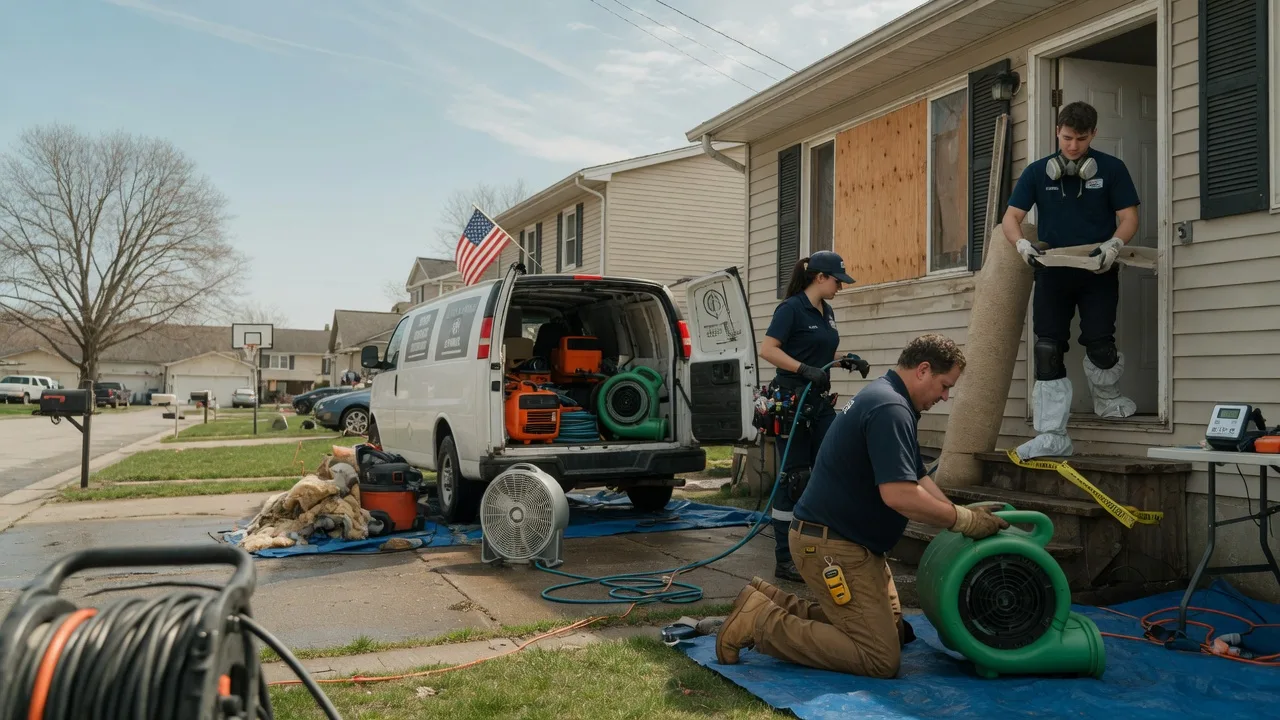 Water Damage Restoration in Wilmington, IL near me